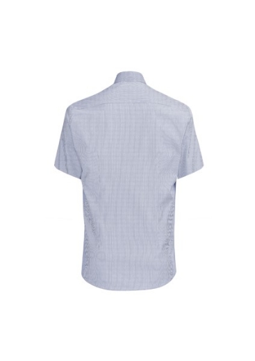 Picture of Boulevard by Biz Corporates Mens Fifth Avenue Shirt Short Sleeve Cotton Polyester Elastane